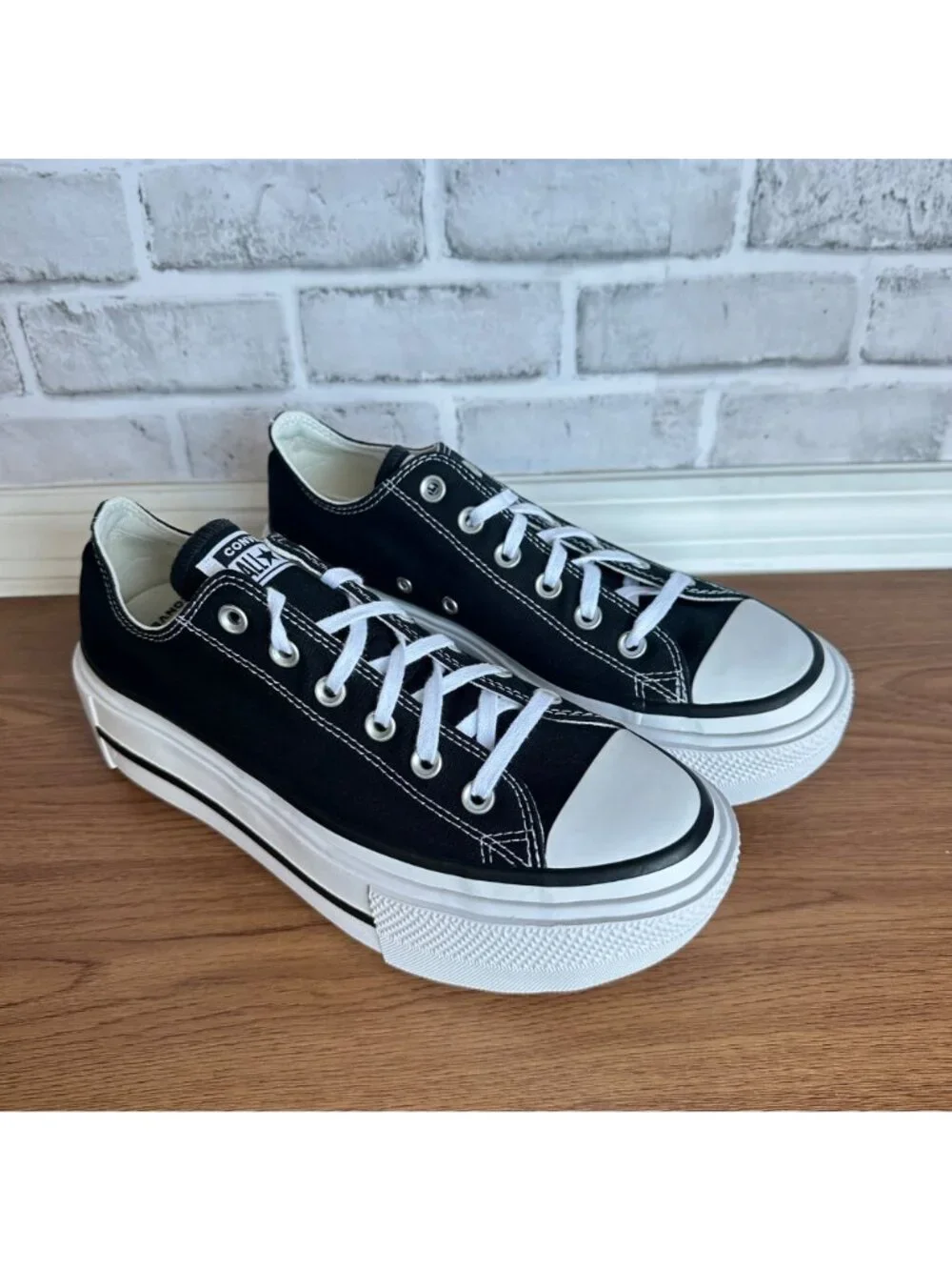 ⭐Chuck Taylor All Star Lift Double Stack Sz 8 Mens Shoes Sneakers Black A15490C⭐